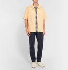 Albam - Harlow Camp-Collar Cotton Shirt - Men - Yellow