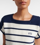 Loewe Striped cotton and wool sweater