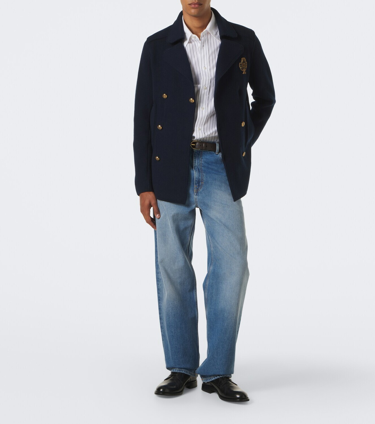 Dolce&Gabbana DG knitted cotton blazer