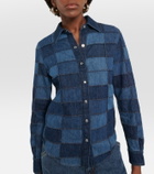 Chloé Patchwork denim shirt