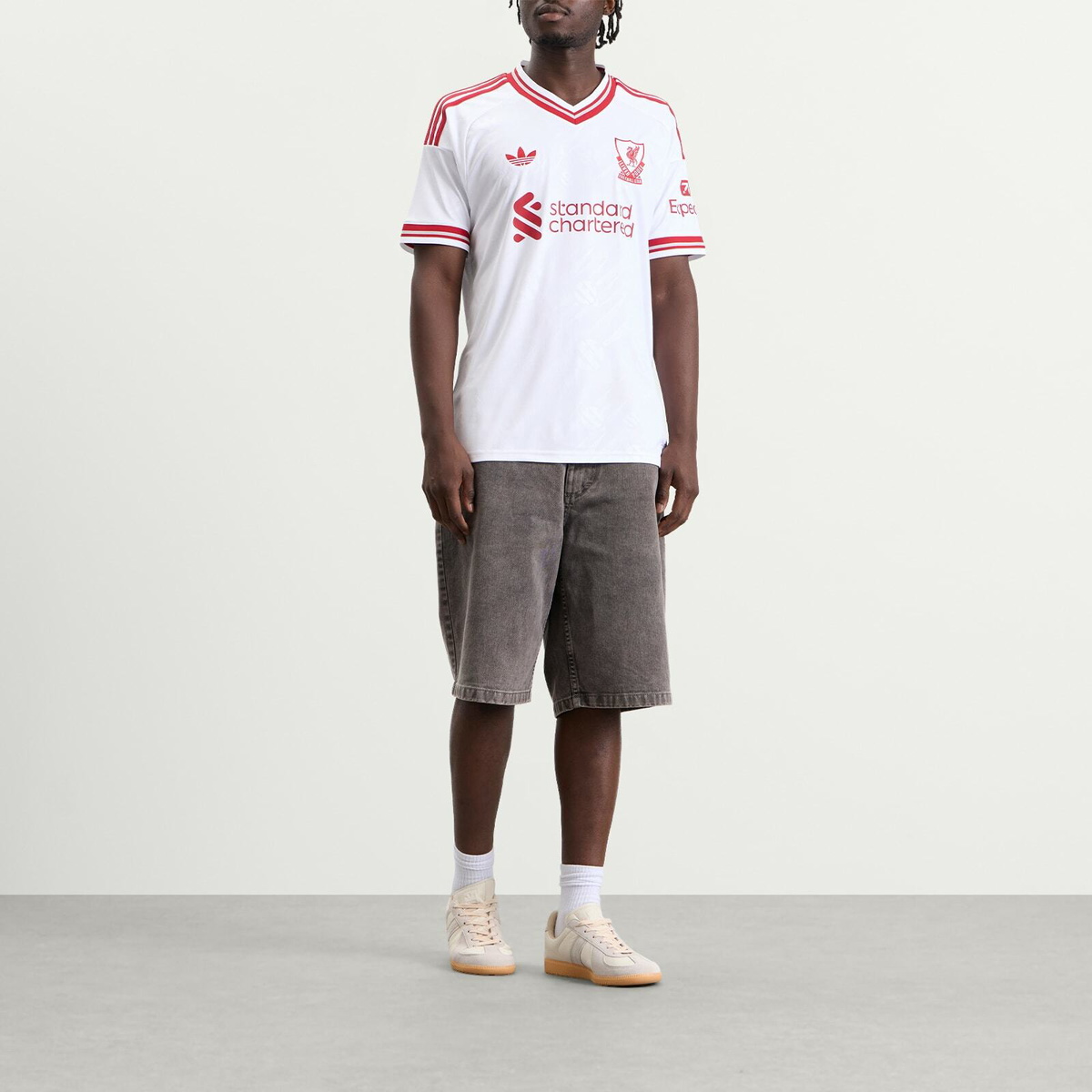 Adidas Men's Liverpool FC Away Jersey in White