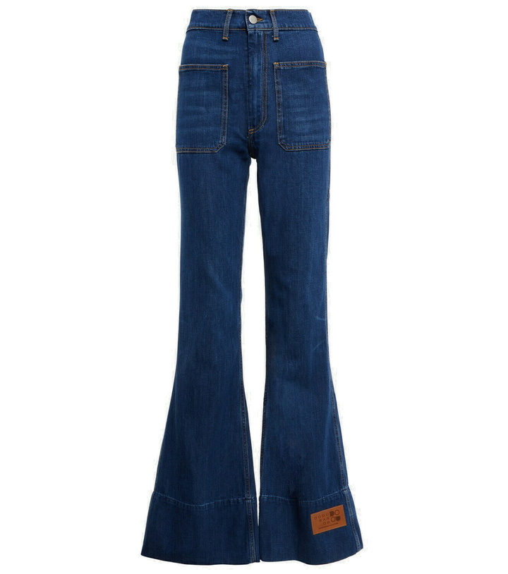Photo: Dodo Bar Or High-rise flared denim jeans