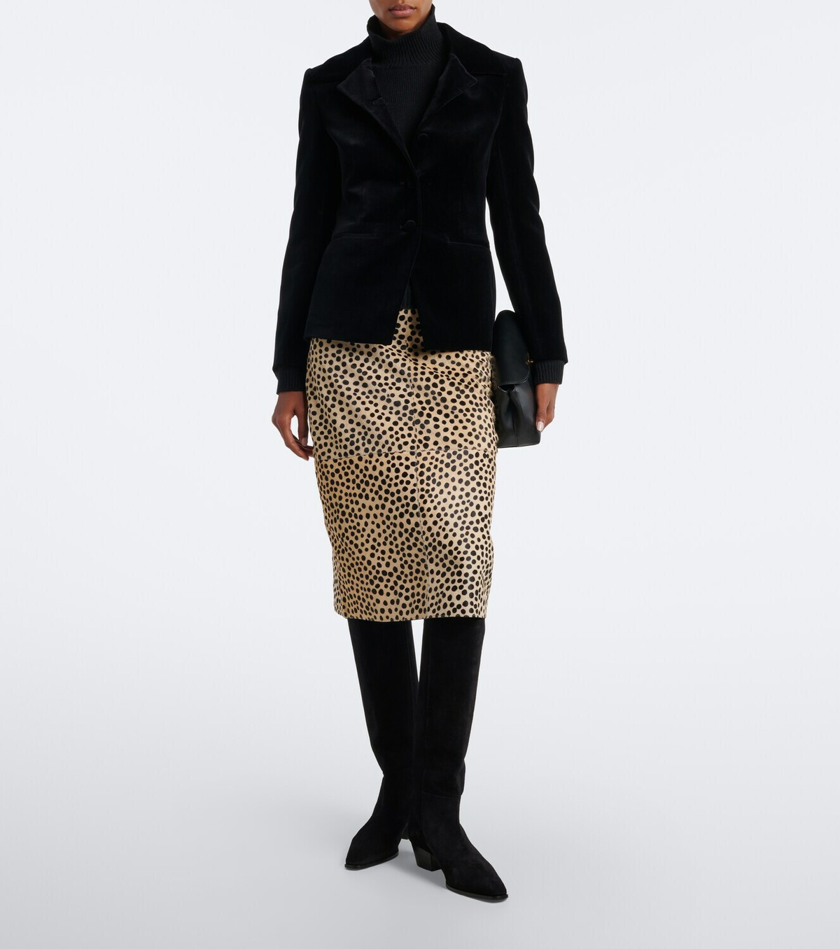 Róhe Single-breasted cotton velvet blazer