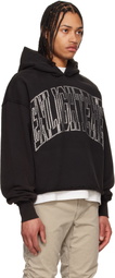 MISBHV Black 'Enlighted' Cropped Hoodie