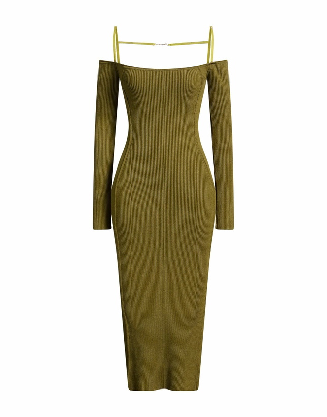 Photo: Jacquemus Womens Midi dress Military in Green