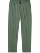 Club Monaco - Travel Tapered Cotton-Blend Shell Drawstring Trousers - Green