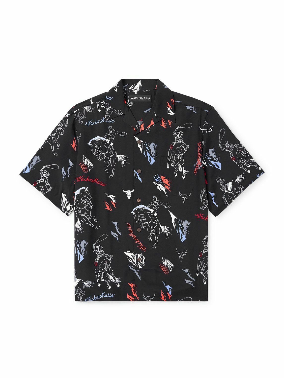 Wacko Maria x BlackEyePatch Short Sleeve Hawaiian Shirt in