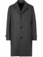 TOM FORD - Checked Virgin Wool and Cashmere-Blend Coat - Gray