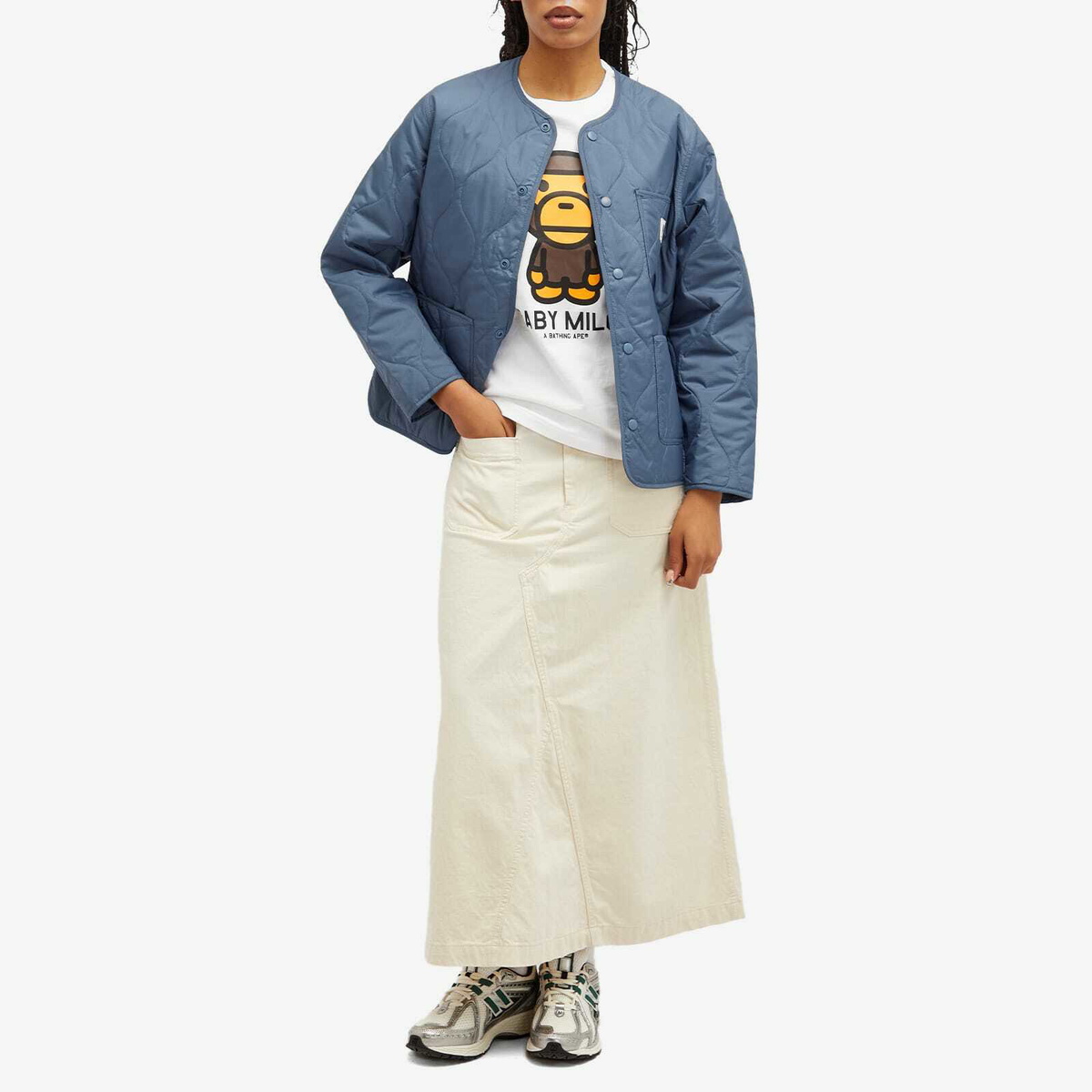 A Bathing Ape Women's Baby Milo T-Shirt in White