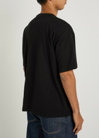 Ymc Triple Printed Cotton T-shirt Black