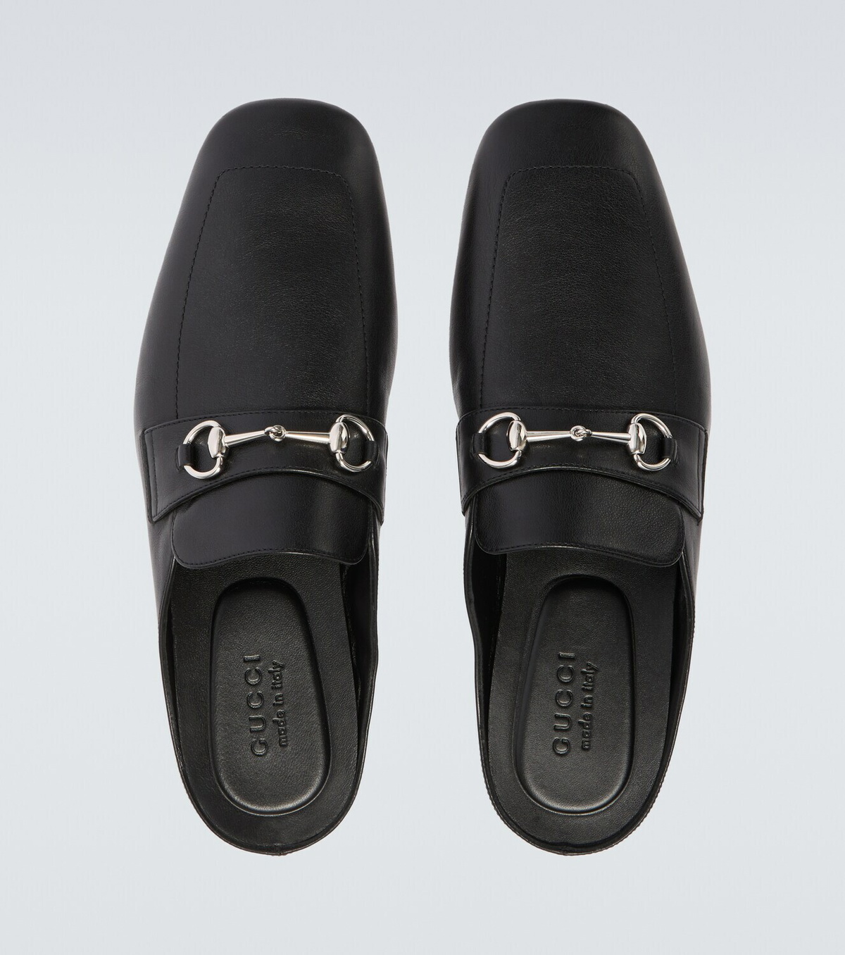 Gucci Ragazzo leather mules