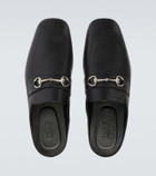 Gucci Ragazzo leather mules