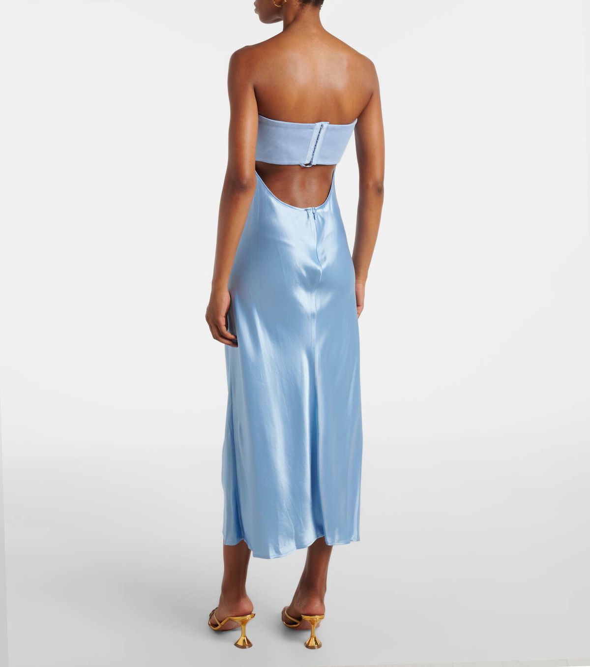 staud midi wayfaring dress Staud Midi Wayfaring Dress - Rouge