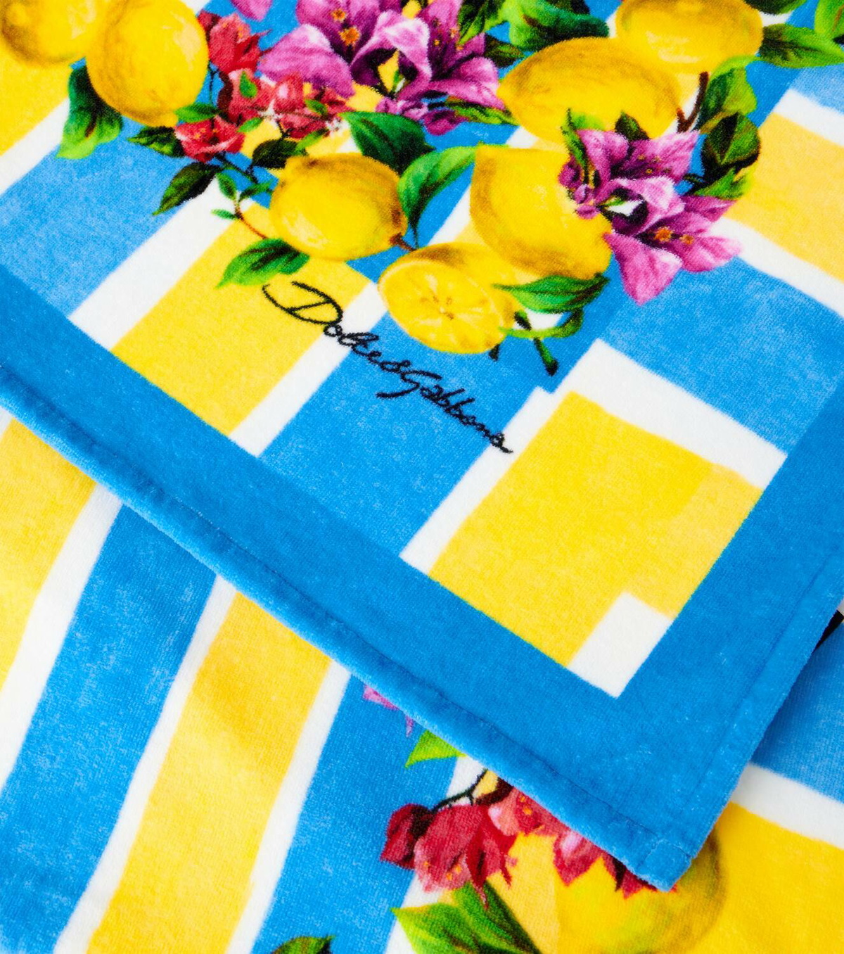 Dolce&Gabbana Casa Taormina cotton terry beach towel