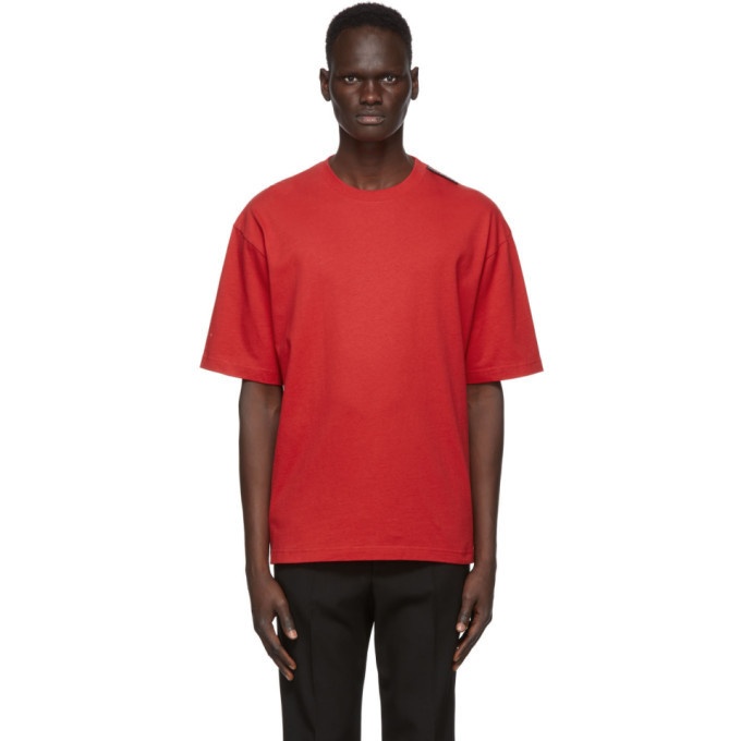 Photo: Balenciaga Red Logo T-Shirt