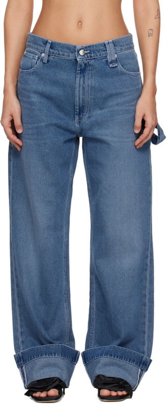 Photo: Simone Rocha Blue Straight Leg Jeans