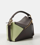 Loewe Puzzle Small leather and suede crossbody bag