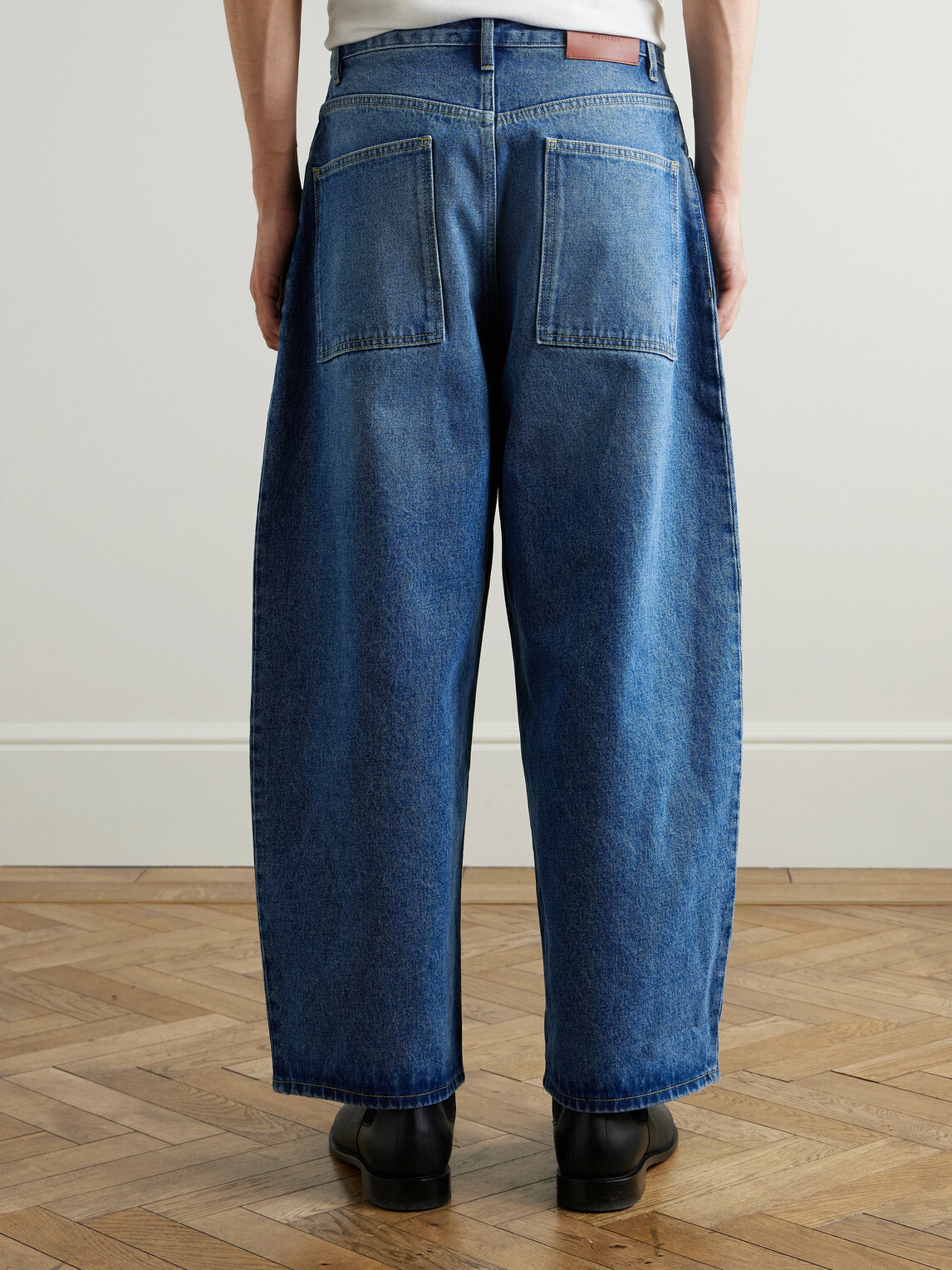 Studio Nicholson - Paolo Barrel-Leg Jeans - Blue