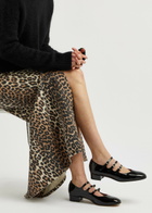 Carel Ariana Patent Leather Mary Jane Flats Black