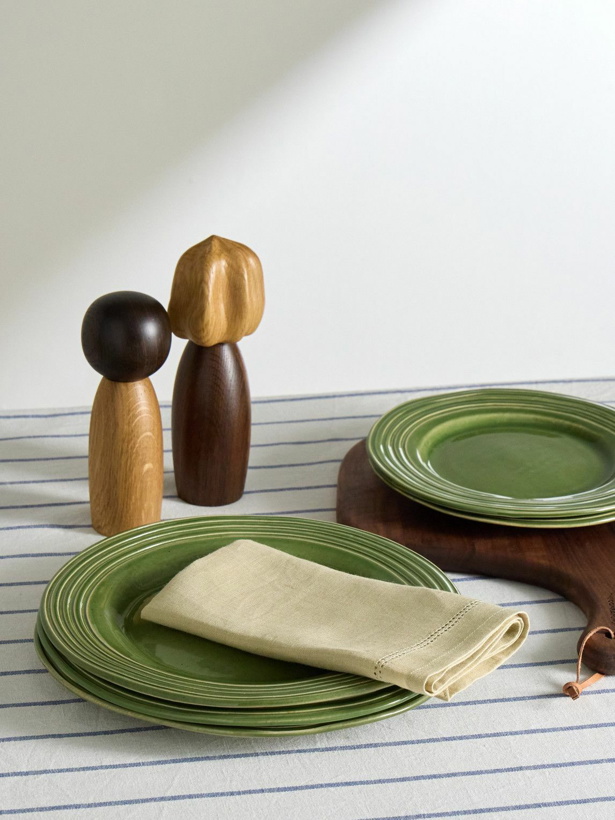 Photo: The Conran Shop - Amberley Set of Four Glazed Stoneware Dinner Plates, 28cm