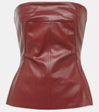 Rick Owens Coated denim corset top