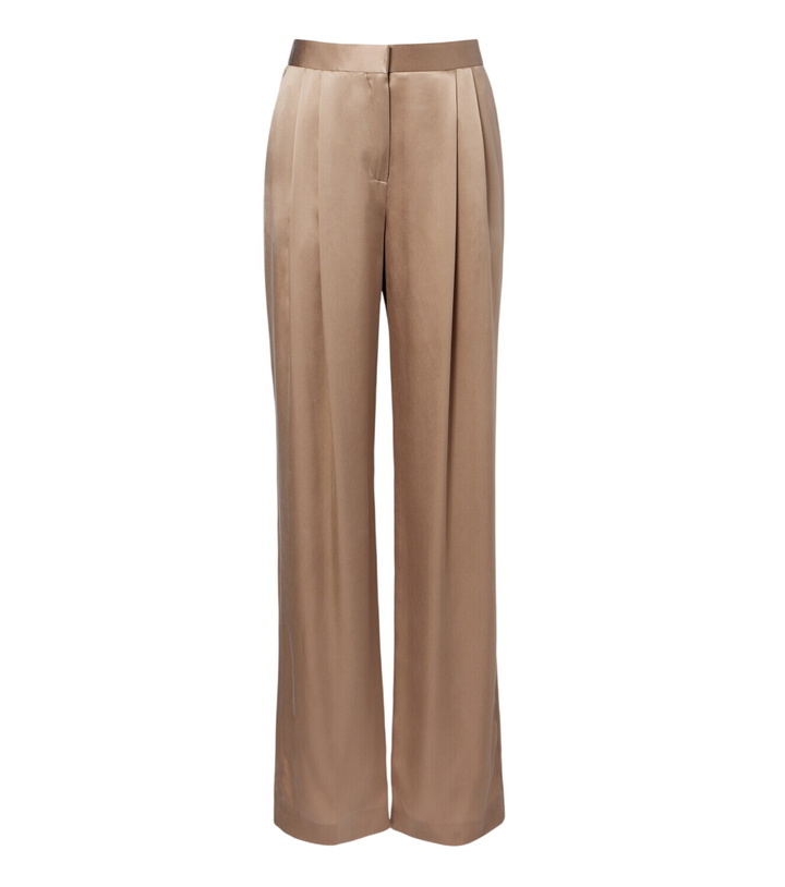 Photo: Tom Ford Pleated silk straight pants