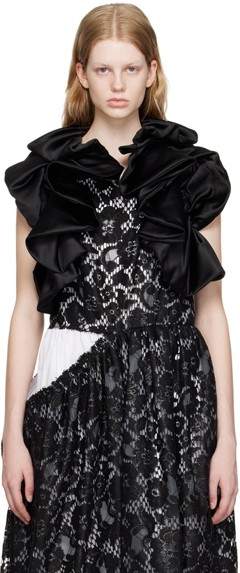 Photo: Comme des Garçons Black Ruffled Jacket