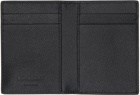 Burberry Black 'TB' Folding Card Holder