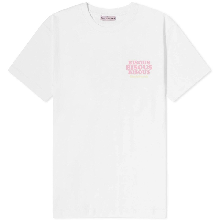 Photo: Bisous Skateboards Grease T-Shirt in White