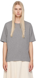 Maison Kitsuné Gray Bold Fox Head T-Shirt