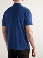Kjus Golf - Lee Striped Piqué Golf Polo Shirt - Blue