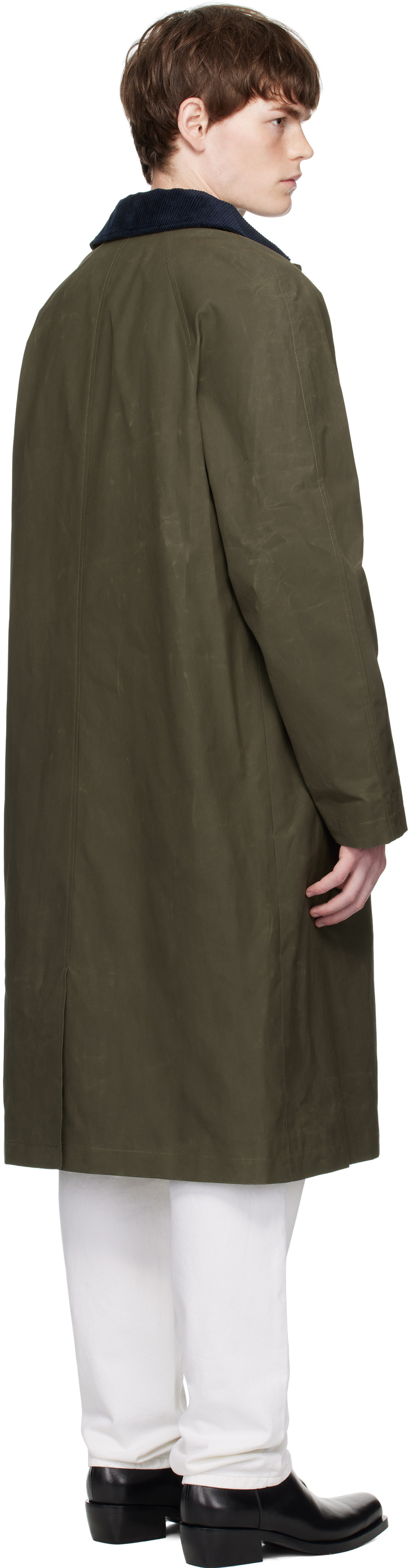 A.P.C. Khaki Gaspard Mac Raincoat