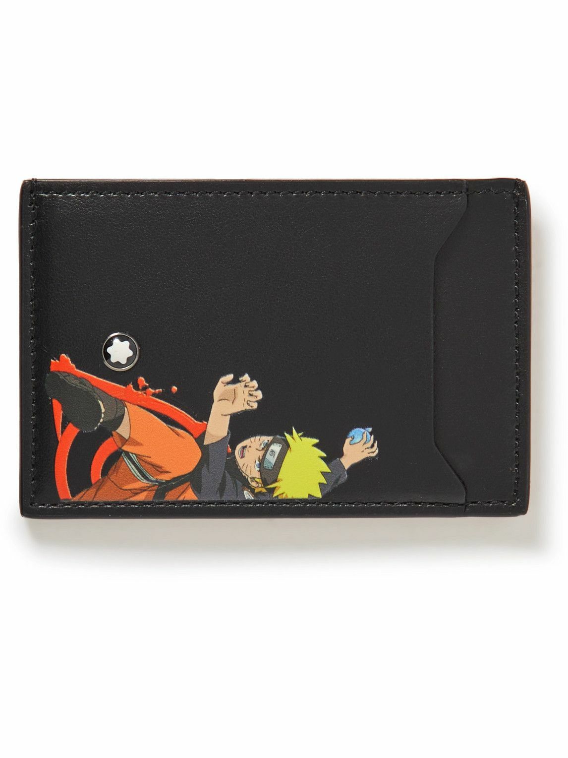 Montblanc - Naruto Printed Full-Grain Leather Cardholder Montblanc