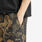 Maharishi Men's Dragon Swim Shorts in Black