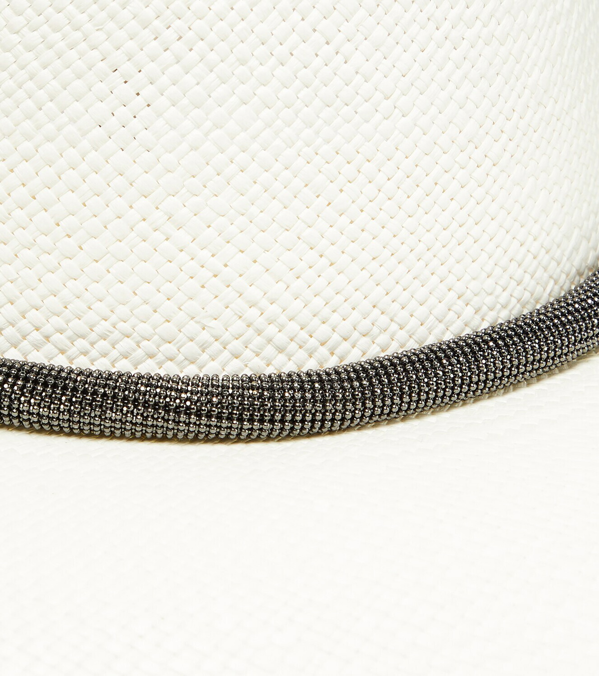 Brunello Cucinelli Beige Straw Fedora