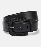 Altuzarra Braid Buckle leather belt