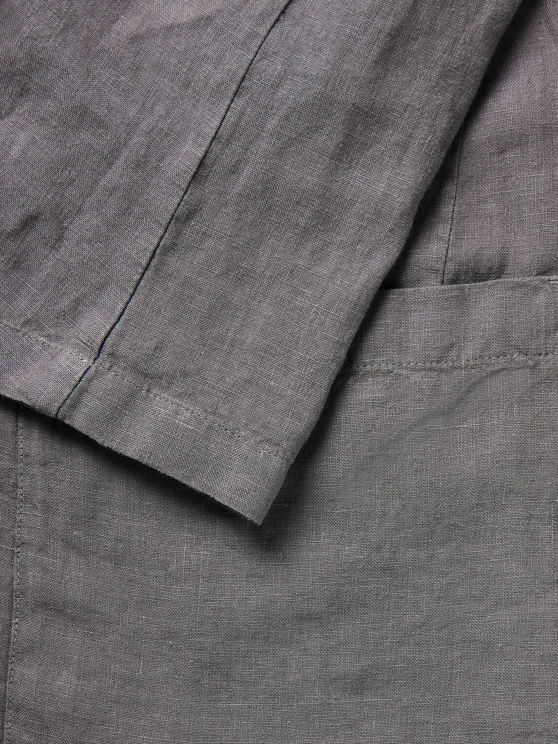 Hartford - Jobby Pat Linen Suit Jacket - Gray