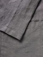 Hartford - Jobby Pat Linen Suit Jacket - Gray