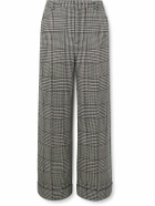 Valentino Garavani - Straight-Leg Prince of Wales Checked Wool Suit Trousers - Gray