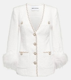 Rebecca Vallance Bridal The Departure bouclé blazer