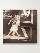 Ralph Lauren Purple label - Wimbledon Printed Silk-Twill Pocket Square