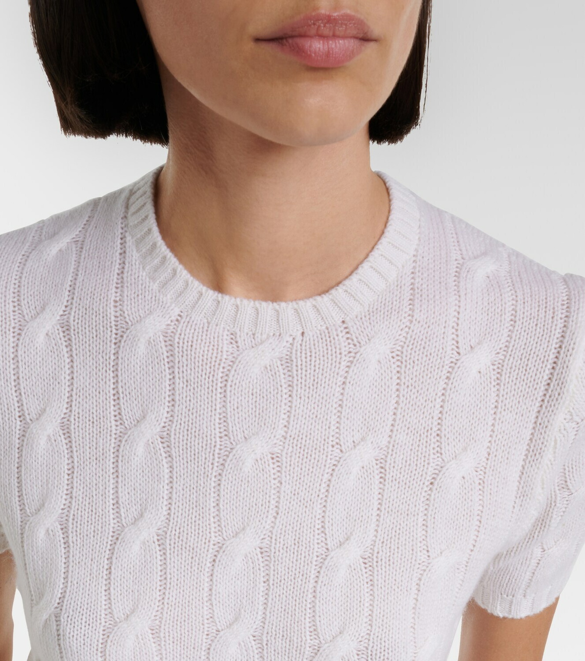 Ralph Lauren Collection Cable-knit cashmere sweater