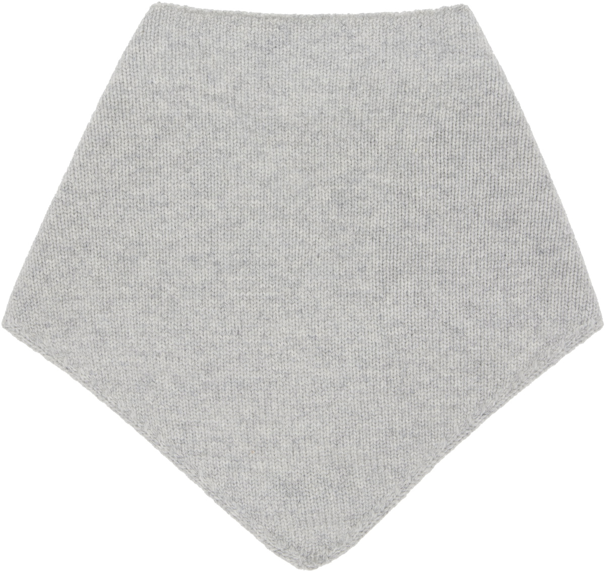 Yves Salomon Gray Cashmere Bandana Scarf