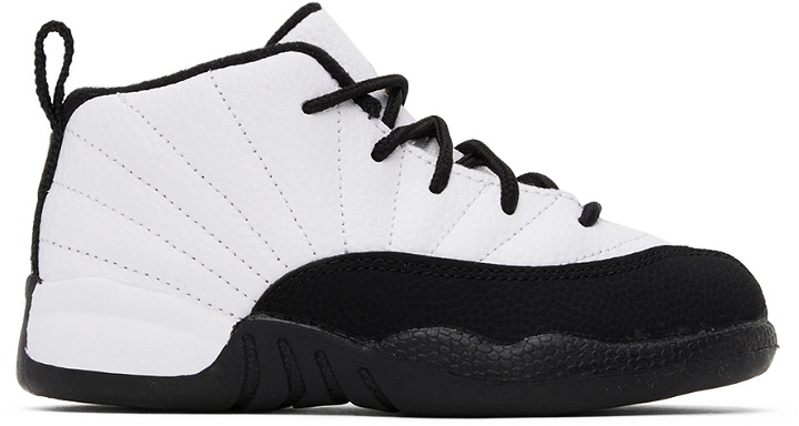 Photo: Nike Jordan Baby White & Black Jordan 12 Retro Royalty Sneakers