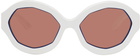 Marni White Cumulous Cloud Sunglasses