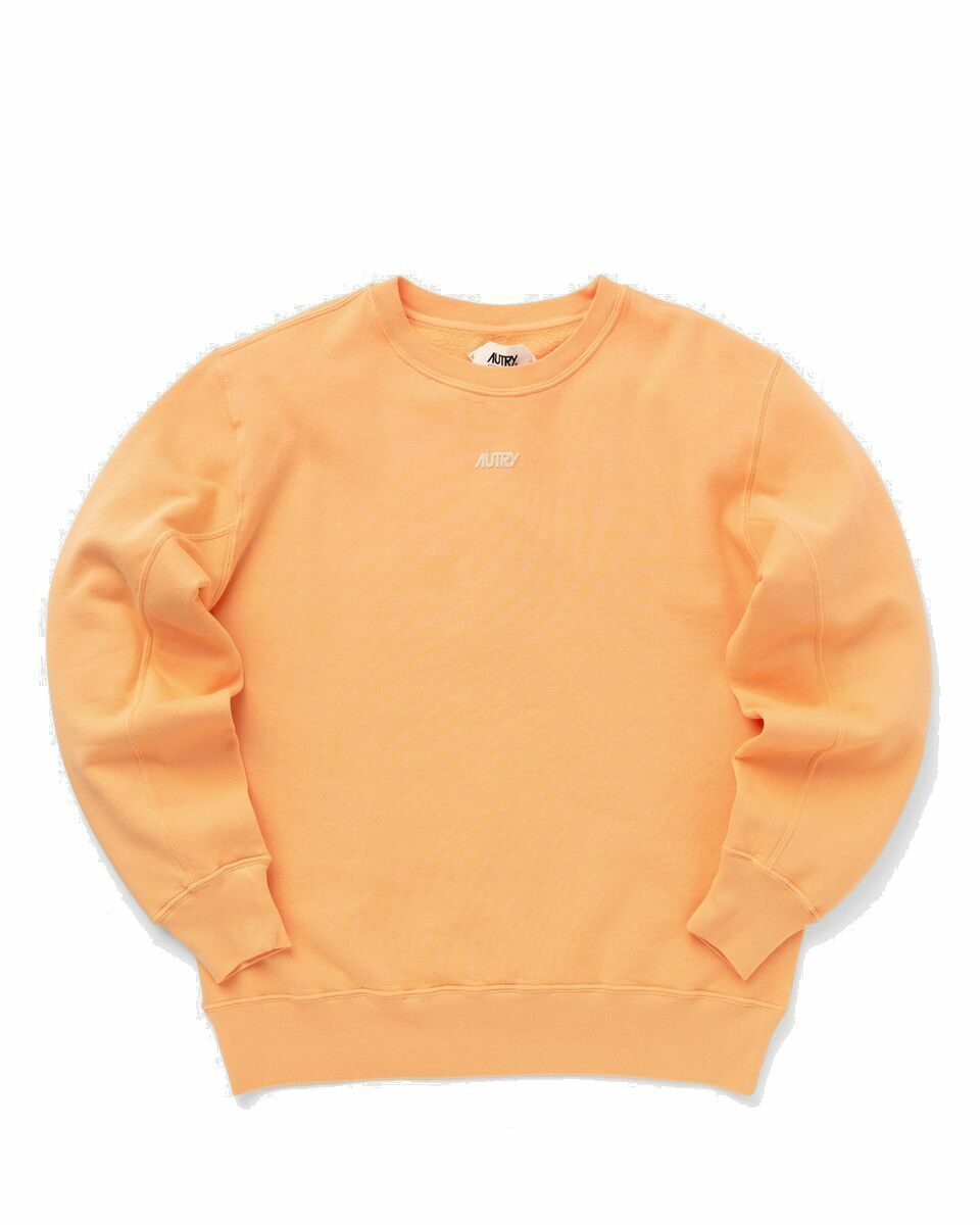 Photo: Autry Action Shoes Sweatshirt Bicolor Orange - Mens - Sweatshirts
