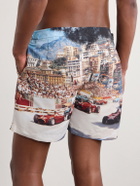 Orlebar Brown - Bulldog Straight-Leg Mid-Length Printed Swim Shorts - Multi