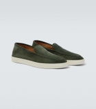 Giorgio Armani Suede slip-on shoes
