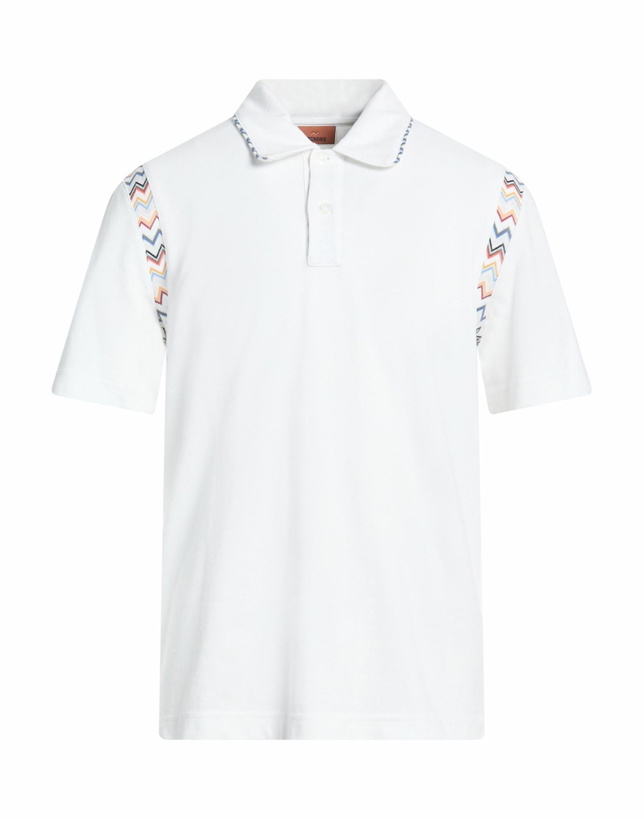 Photo: Missoni Mens Polo shirt in White