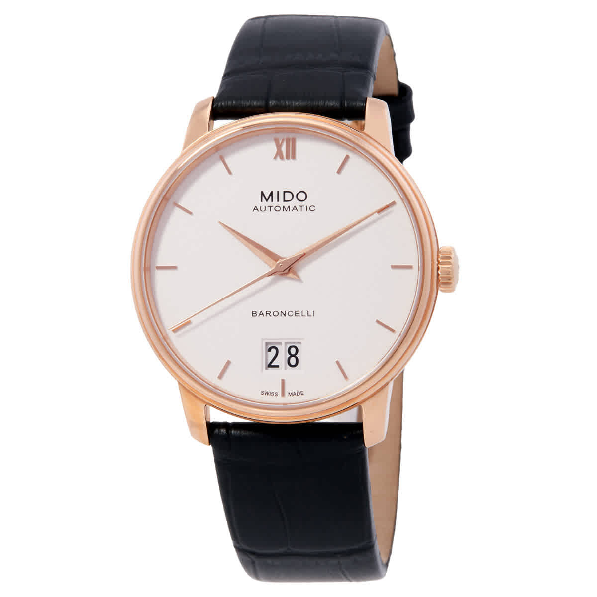 Mido Baroncelli Automatic White Dial Mens Watch M0274263601800